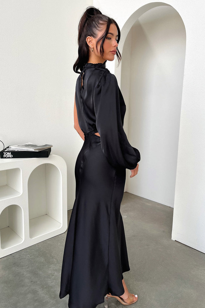 Atonia Midi Dress - Black