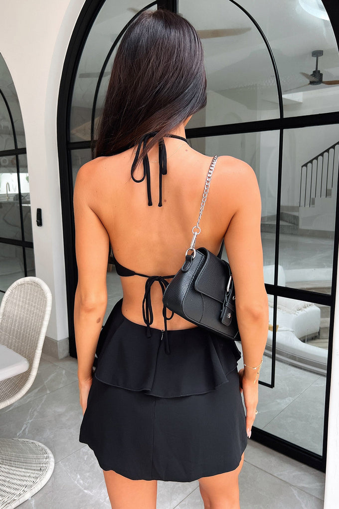 Bijou Mini Dress - Black