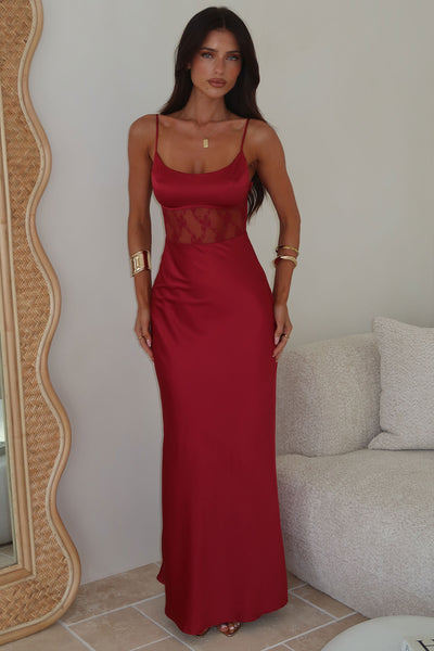 Azaria Maxi Dress - Red
