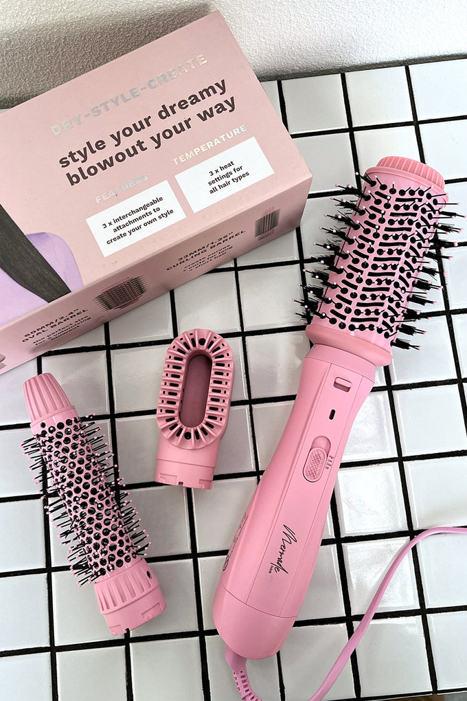 Mermade Interchangeable Blow Brush - Pink