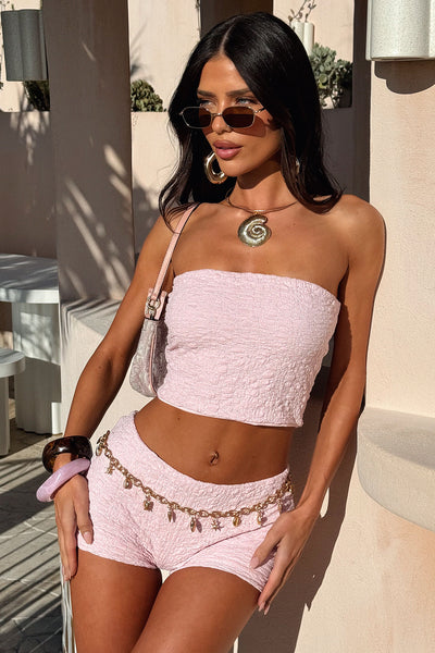 Boheme Shorts - Baby Pink