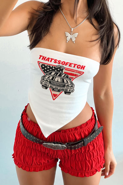 Paisley Shorts - Red