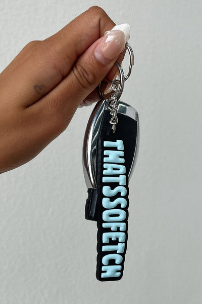 Rowan Keychain - Charcoal/Blue