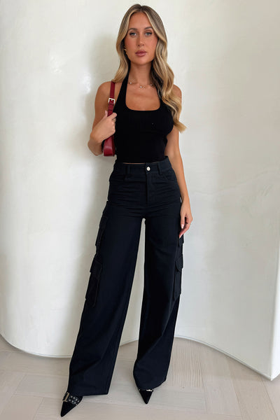 Venus Cargo Pants - Black Tall